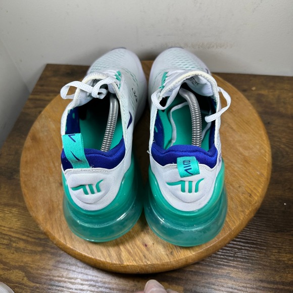 Nike Air Max 270 White Spirit Teal Nightshade Mens Sneakers CI2451-100 Size 11.5 - Picture 5 of 8